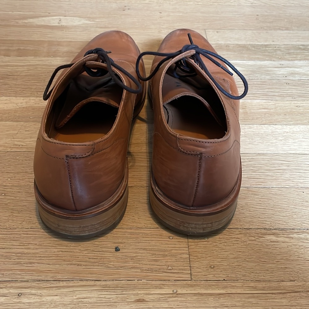 H&M Light Brown Leather Dress Shoes - Picture 3 of 9